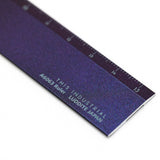 A6063 Iridescent Aluminum Ruler 15cm Yellow Knife / Luddite - bungu