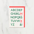 ABC Merry Christmas Card / Letterpress Letters - bungu