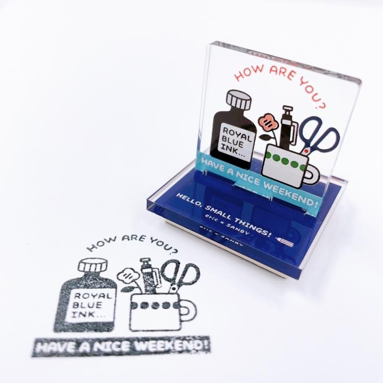 eric x Sanby Acrylic Stand Stamp / Sanby – bungu