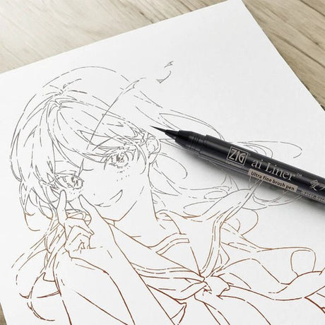 Ai Liner Ultra Fine Tip Brush Pen / Kuretake - bungu