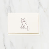 Alex the Dog Card / Letterpress Letters - bungu