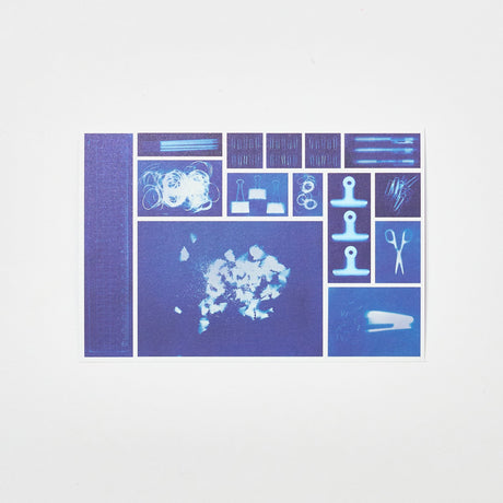 "All on Paper" Washi Postcard by Rika Muranushi / Bungu - bungu