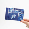 "All on Paper" Washi Postcard by Rika Muranushi / Bungu - bungu