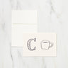 Alphabet Motif Izumi Shiokawa Card / Letterpress Letters - bungu