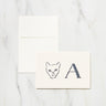 Alphabet Motif Izumi Shiokawa Card / Letterpress Letters - bungu