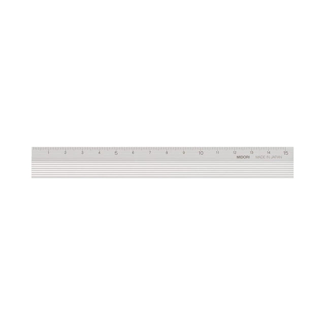 Aluminium Ruler 15cm / Midori DESIGNPHIL - bungu