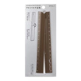 Aluminum Foldable Ruler 30cm / Midori DESIGNPHIL - bungu