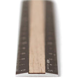 Aluminum & Wood Rulers 15cm / Midori - bungu