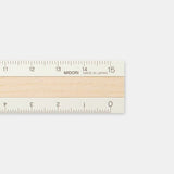 Aluminum & Wood Rulers 15cm / MIDORI - bungu