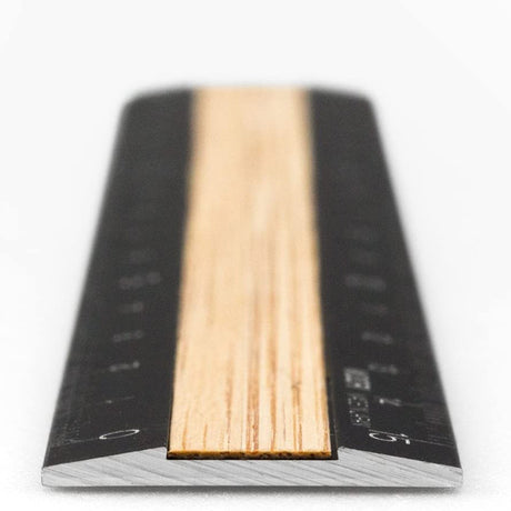 Aluminum & Wood Rulers 15cm / Midori - bungu