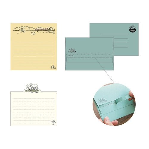 Animal Adventure Club Letter Set / RYU - RYU - bungu