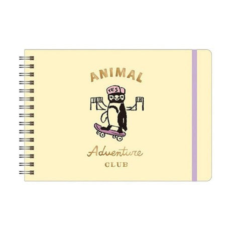 Animal Adventure Club Ring Notebook B6 Horizontal / RYU - RYU - bungu