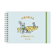 Animal Adventure Club Ring Notebook B6 Horizontal / RYU - RYU - bungu