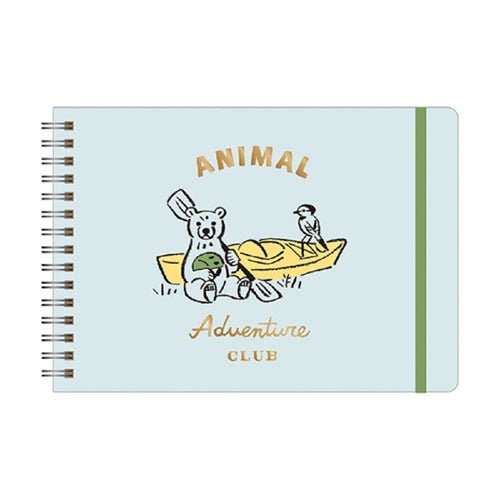 Animal Adventure Club Ring Notebook B6 Horizontal / RYU - RYU - bungu