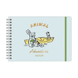 Animal Adventure Club Ring Notebook B6 Horizontal / RYU - RYU - bungu