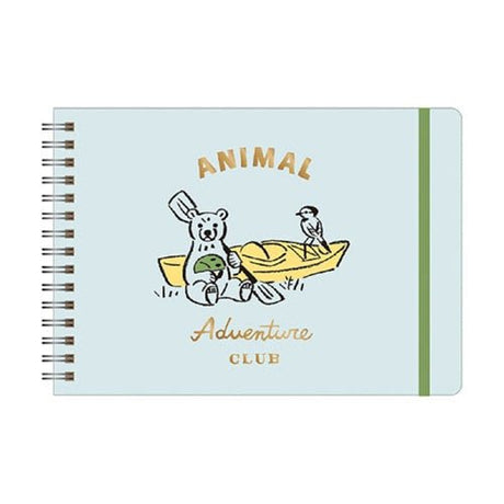 Animal Adventure Club Ring Notebook B6 Horizontal / RYU - RYU - bungu