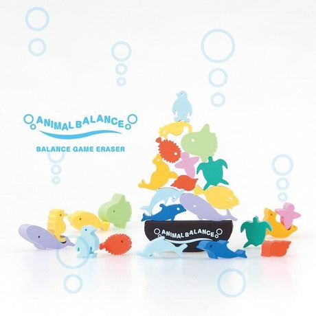 Animal Balance Eraser Toy / SEED - bungu