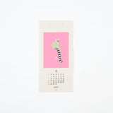 Animal Echizen Washi Paper Wall Calendar 2027 / MIDORI - bungu