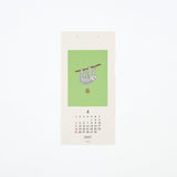Animal Echizen Washi Paper Wall Calendar 2027 / MIDORI - bungu