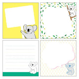 Animal Series Square Memo Pad / GreenFlash - bungu