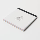 Animal Series Square Memo Pad / GreenFlash - bungu