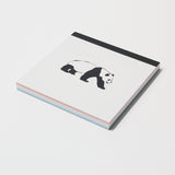 Animal Series Square Memo Pad / GreenFlash - bungu