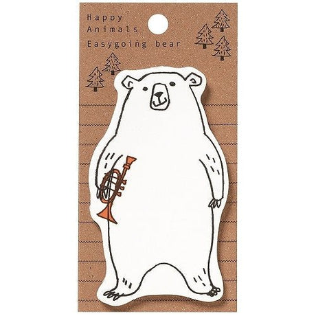 Animal Sticky Notes Cat Bear / Gakken Sta:Ful - bungu