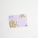 Anthology with Cranes and Thirty - Six Immortal Poets Greeting Card / Benrido - bungu