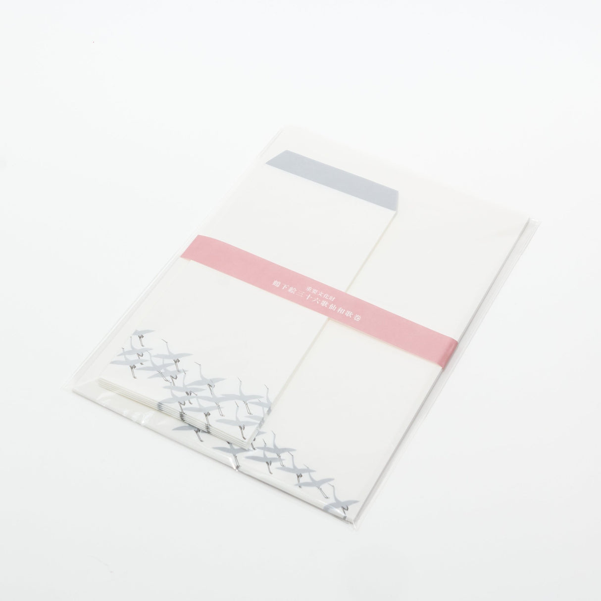 Anthology with Cranes and Thirty - Six Immortal Poets Letter Set / Benrido - bungu