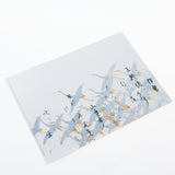 Anthology with Cranes and Thirty - Six Immortal Poets Silver Foil A4 Clear File / Benrido - bungu