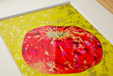 [Limited] Art Touch Yuko Kurihara A4 Art Poster with Teak Frame / TOUCH & FLOW
