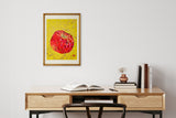 [Limited] Art Touch Yuko Kurihara A3 Art Poster with Teak Frame / TOUCH & FLOW