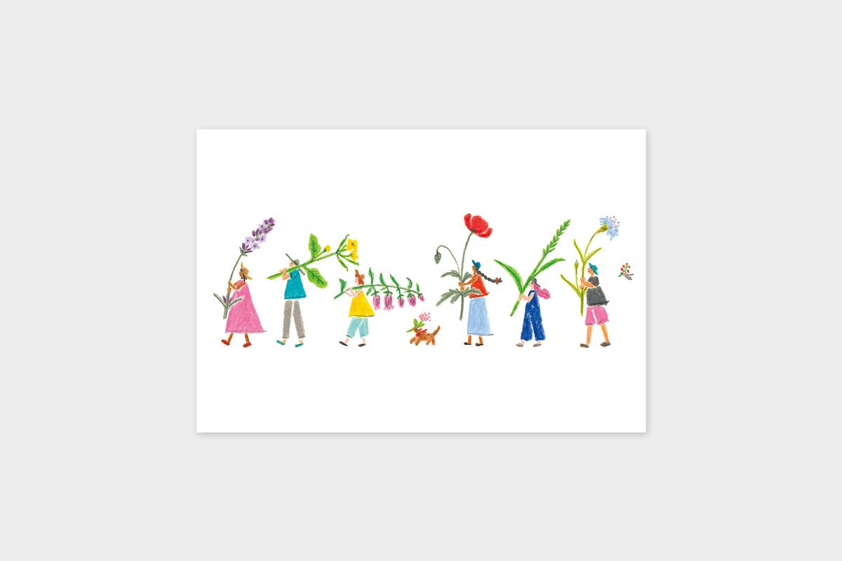 Art Touch Aiko Poole Postcards / TOUCH & FLOW - bungu