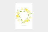 Art Touch Asako Yoshinaka Seasonal Wreath Postcards / TOUCH & FLOW - bungu
