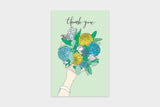 Art Touch chitchat_jas Floral Pattern Postcards / TOUCH & FLOW - bungu