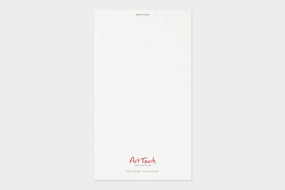 Art Touch Kazuko Furuta Postcard CW Print / TOUCH & FLOW - bungu