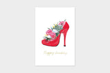 Art Touch MARU Floral Pattern Postcards / TOUCH & FLOW - bungu