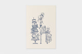 Art Touch monpoche Letterpress Postcards / TOUCH & FLOW - bungu