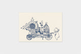 Art Touch monpoche Letterpress Postcards / TOUCH & FLOW - bungu