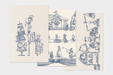 Art Touch monpoche Letterpress Postcards / TOUCH & FLOW - bungu