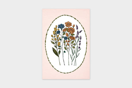 Art Touch pampeliska Floral Pattern Postcards / TOUCH & FLOW - bungu