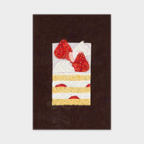Art Touch Postcard Yuko Kurihara Floral Pattern / TOUCH & FLOW - bungu