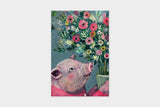 Art Touch Rumi Kawagoe Floral Pattern Postcards / TOUCH & FLOW - bungu