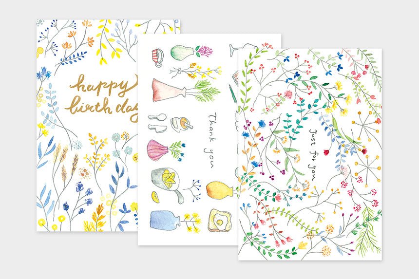 Art Touch Shoko Sakuma Postcards / TOUCH & FLOW - bungu