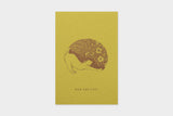 Art Touch Tamane Iwata Letterpress Postcard / TOUCH & FLOW - bungu