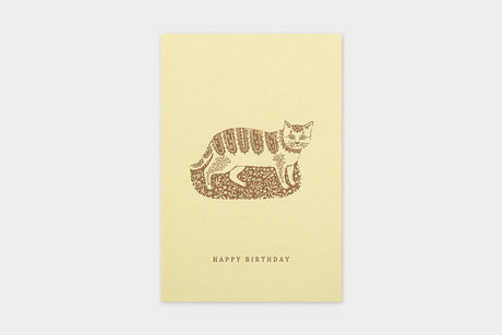 Art Touch Tamane Iwata Letterpress Postcard / TOUCH & FLOW - bungu