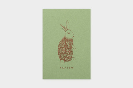 Art Touch Tamane Iwata Letterpress Postcard / TOUCH & FLOW - bungu