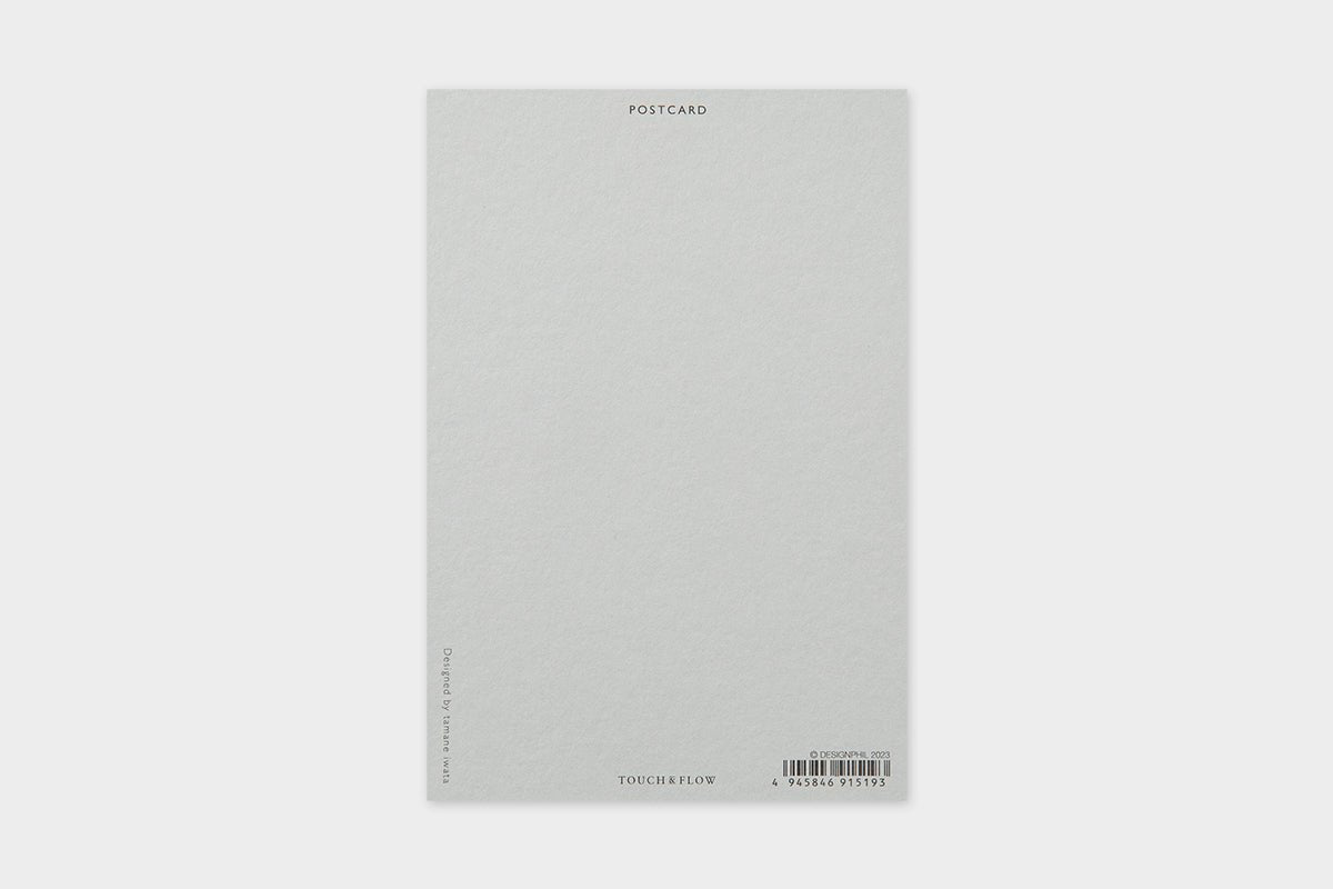 Art Touch Tamane Iwata Letterpress Postcard / TOUCH & FLOW - bungu