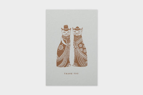 Art Touch Tamane Iwata Letterpress Postcard / TOUCH & FLOW - bungu
