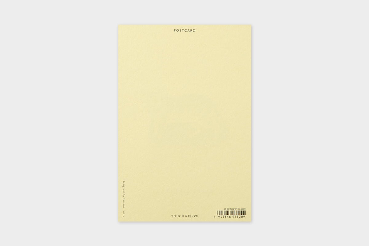 Art Touch Tamane Iwata Letterpress Postcard / TOUCH & FLOW - bungu
